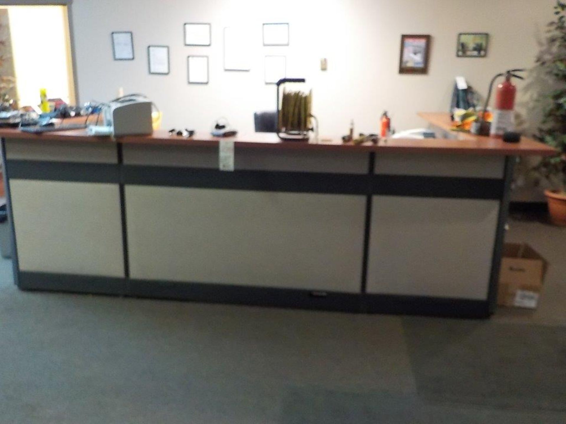 RECEPTION COUNTER, 9 DRAWERS