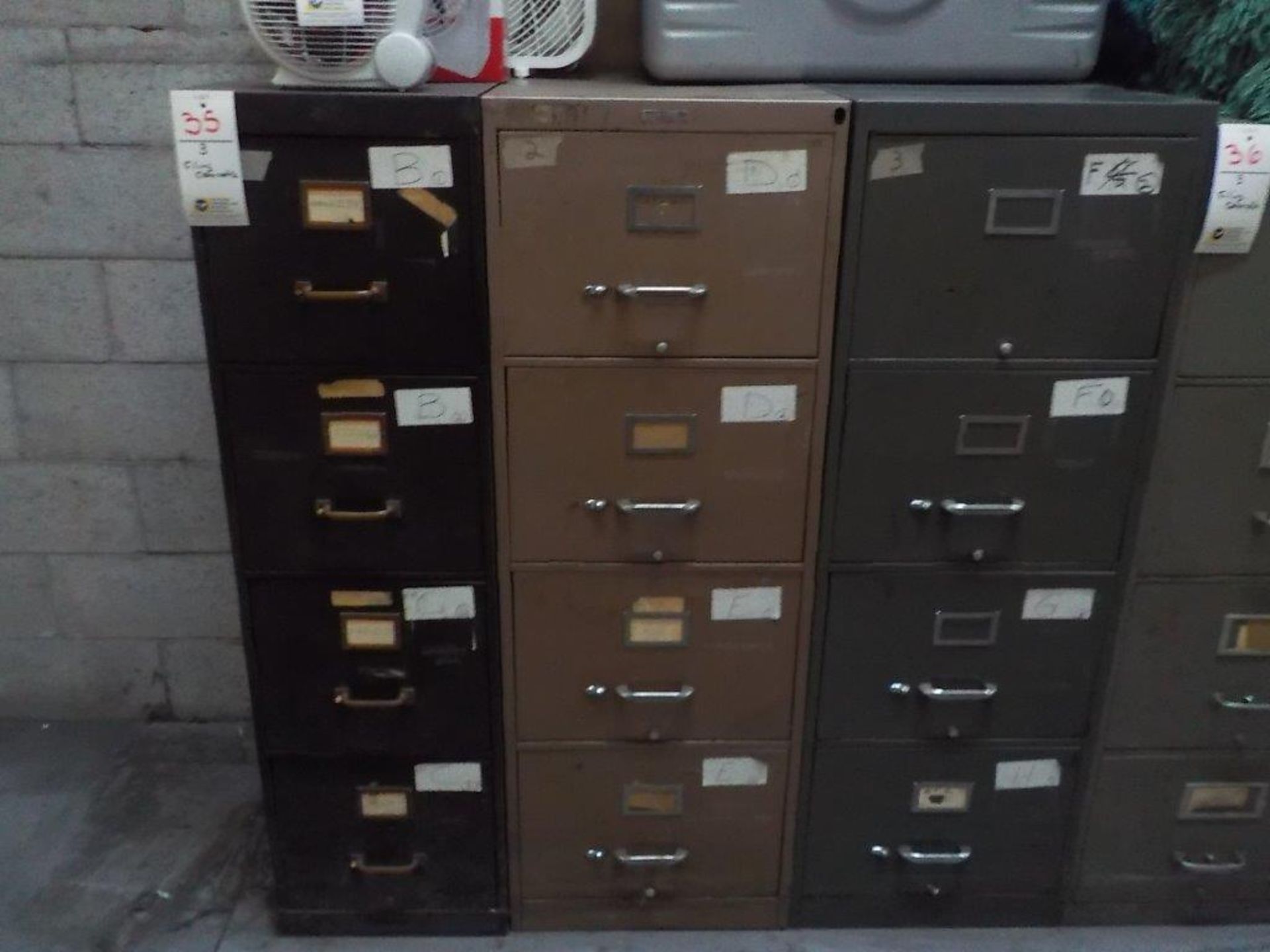 4-DRAWER FILE CABINETS