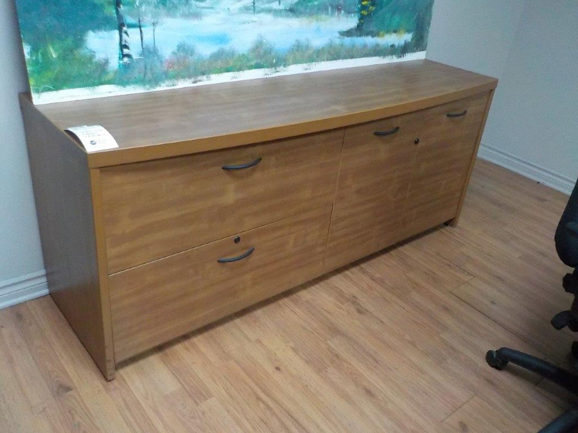 CREDENZA, 2-DOORS, 2-DRAWERS