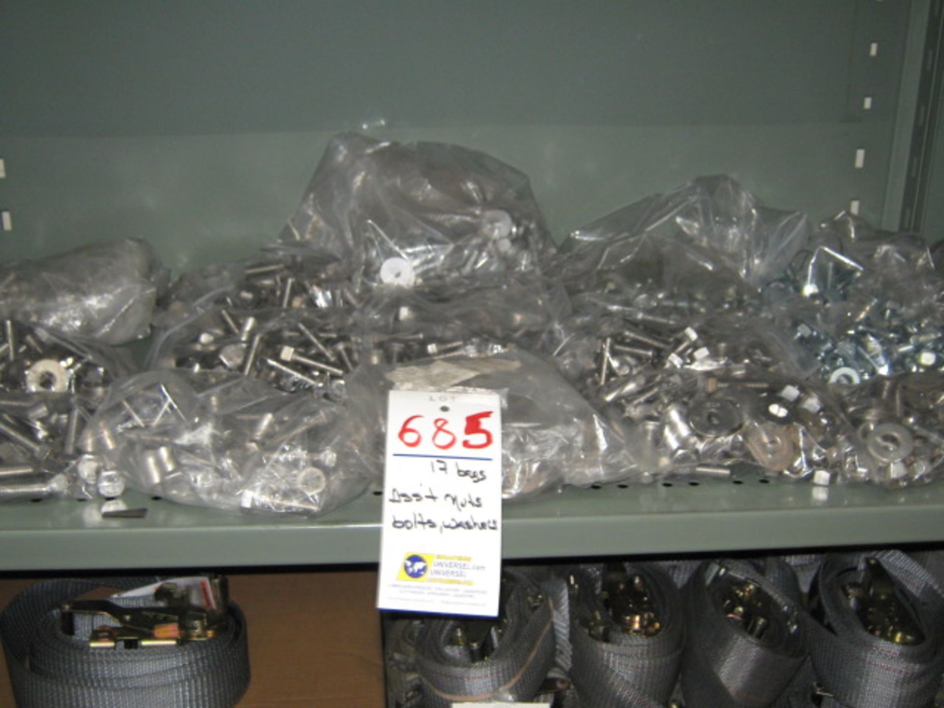 Assorted Nuts,Bolts,Washers (Bags)
