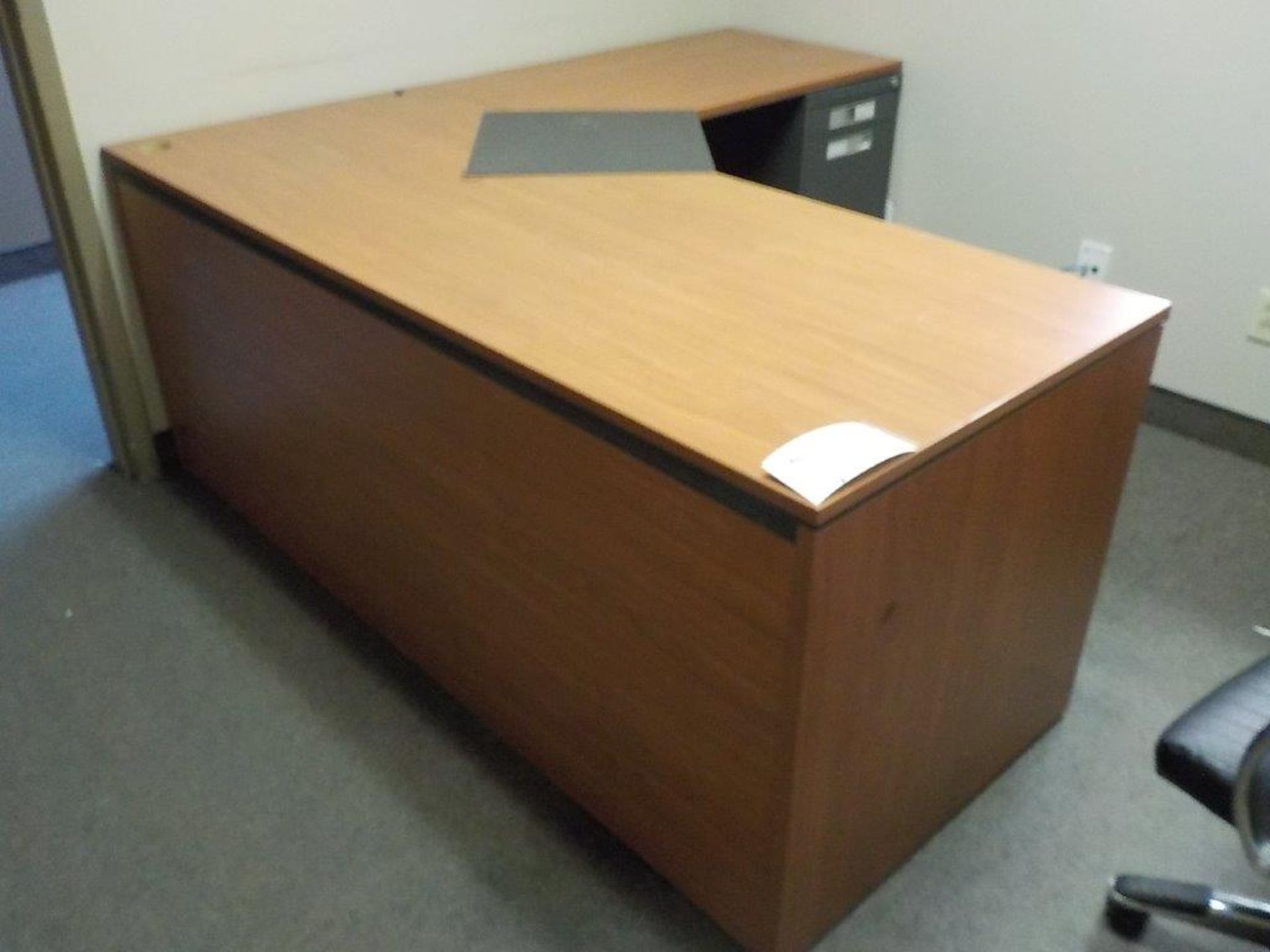 L-SHAPED DESK, 6-DRAWERS