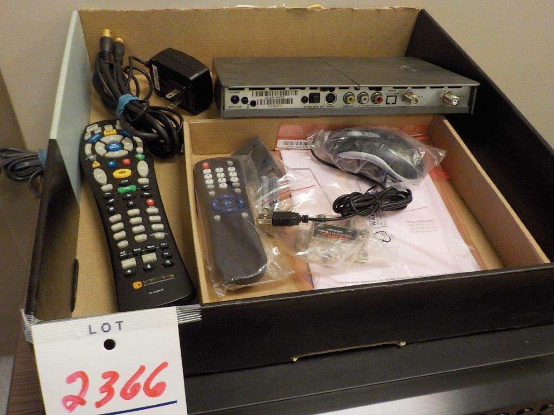 LOT: CD CHANGER, REMOTES, ETC...