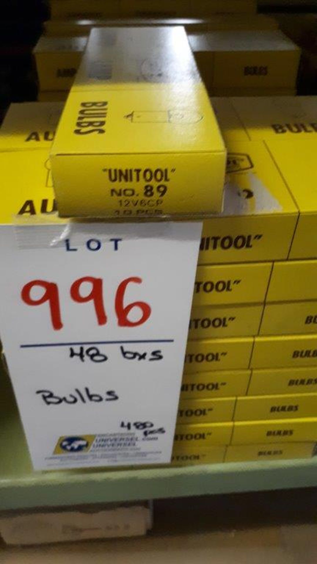 Bulbs = 480pcs (boxes)