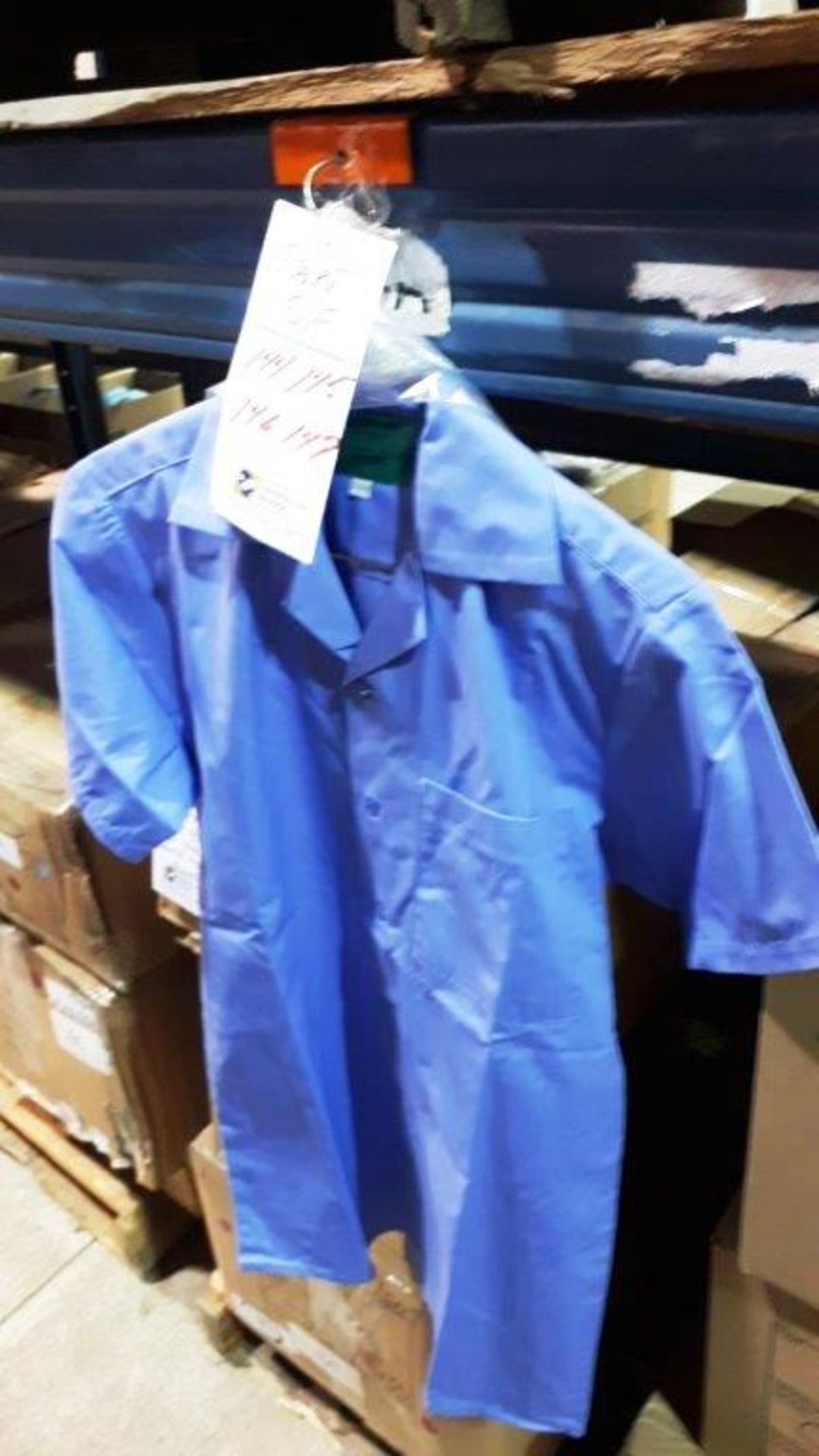 Shirt short sleeve,light blue,assorted sizes (5 boxes)