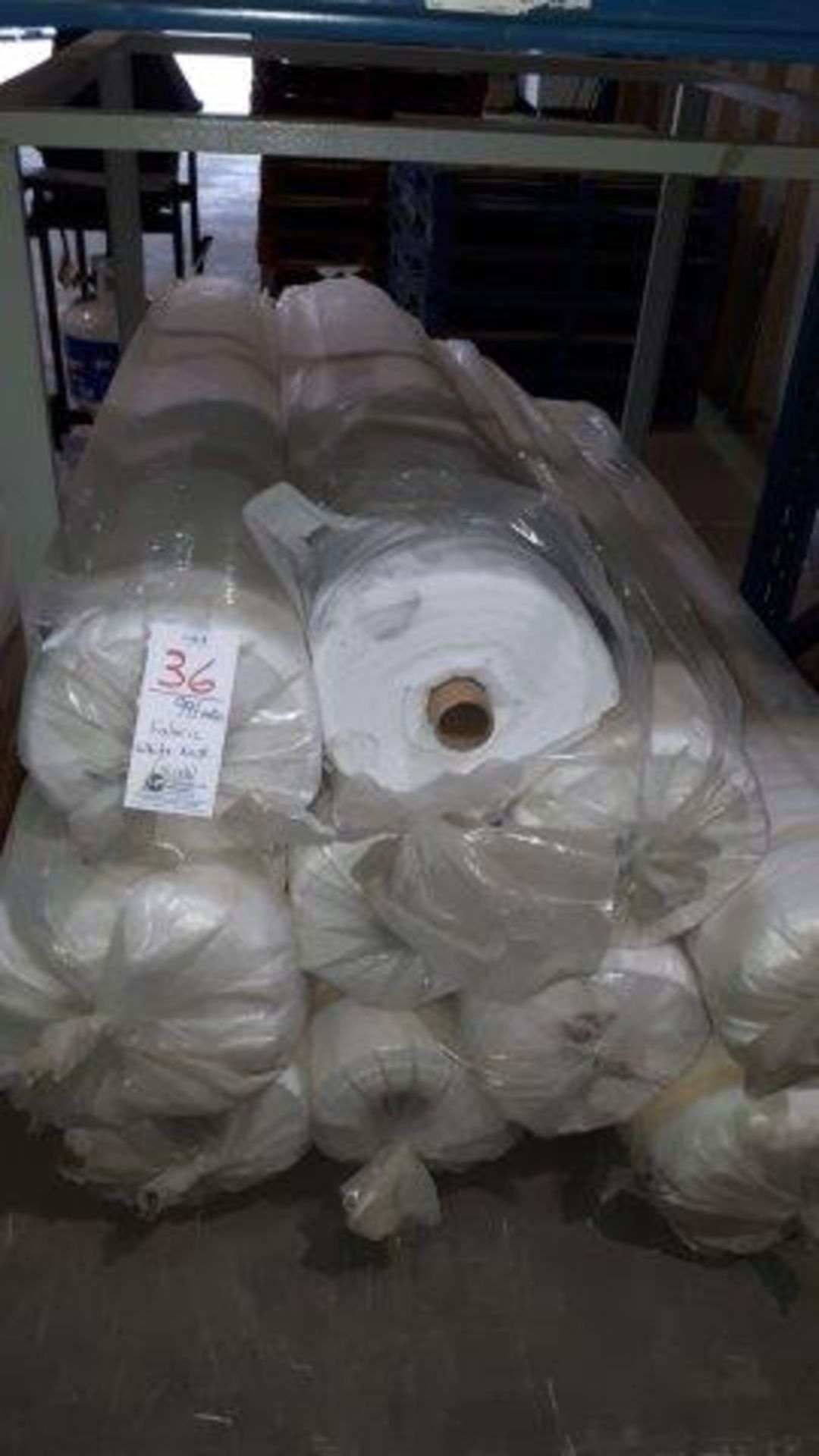 Fabric white knit (10 rolls) - Image 2 of 2