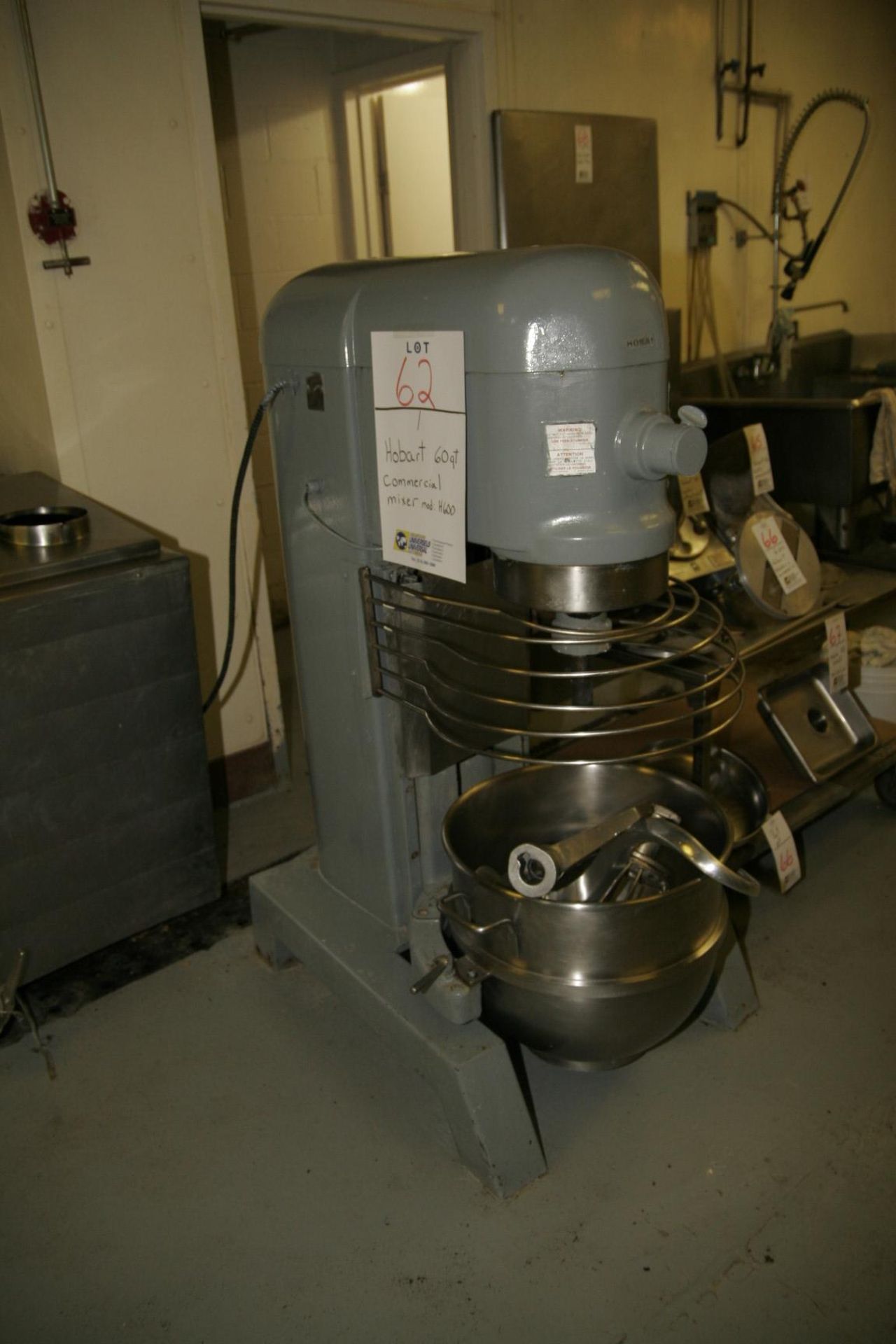 Hobart 60 quart commercial mixer,model:H600