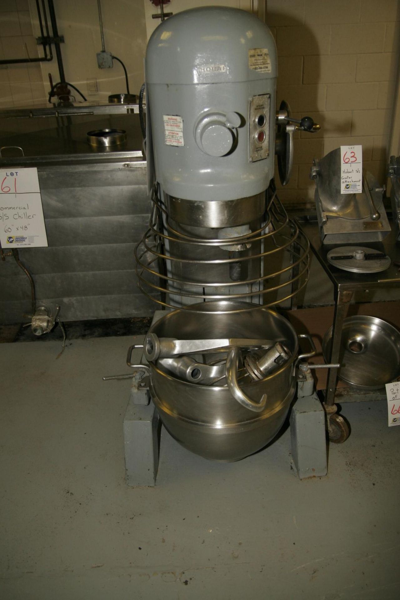 Hobart 60 quart commercial mixer,model:H600 - Image 2 of 2