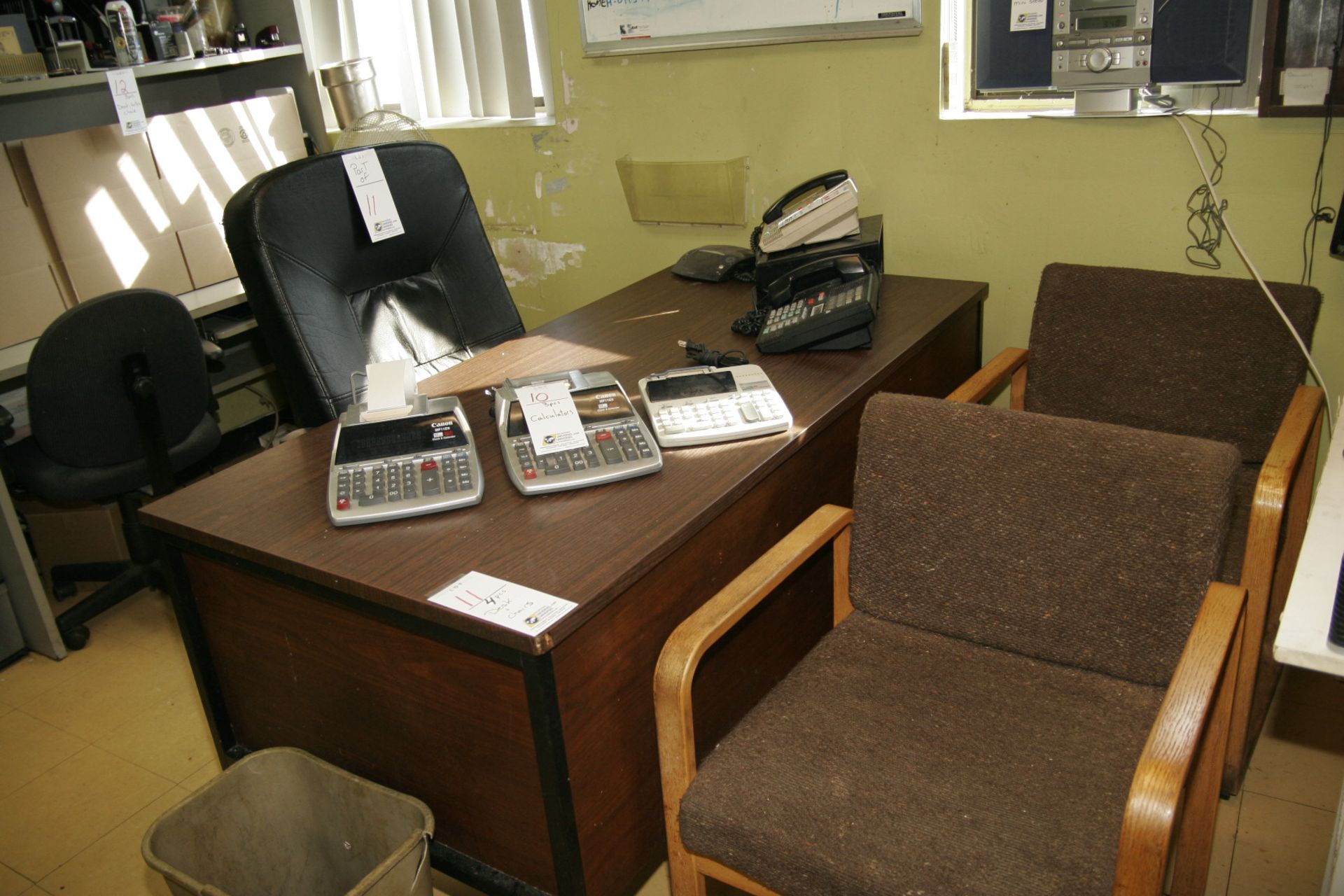 Desk & chairs