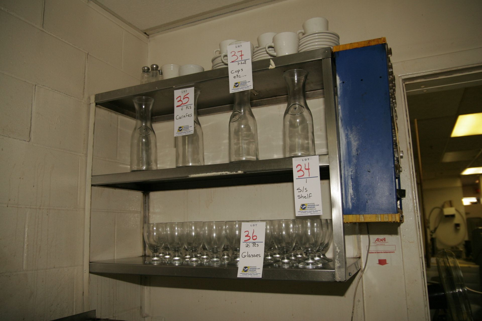 Stainless steel shelf