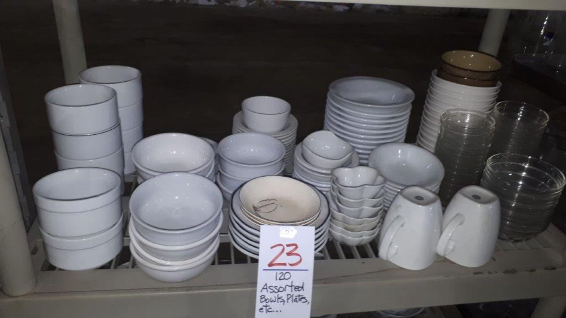 Assorted bowls,plates,etc…