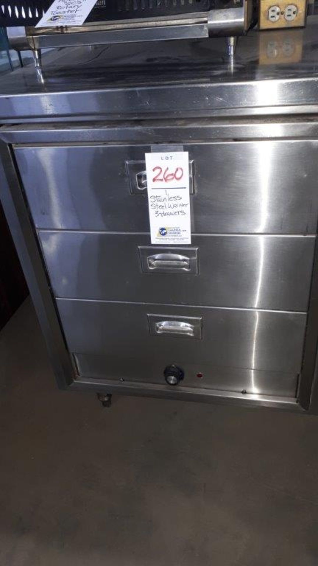 Stainless steel warmer,3 drawers