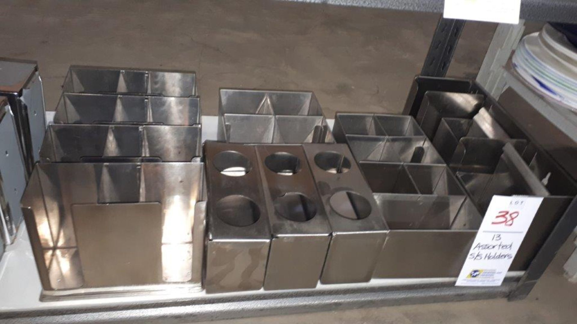 Assorted stainless steel holders