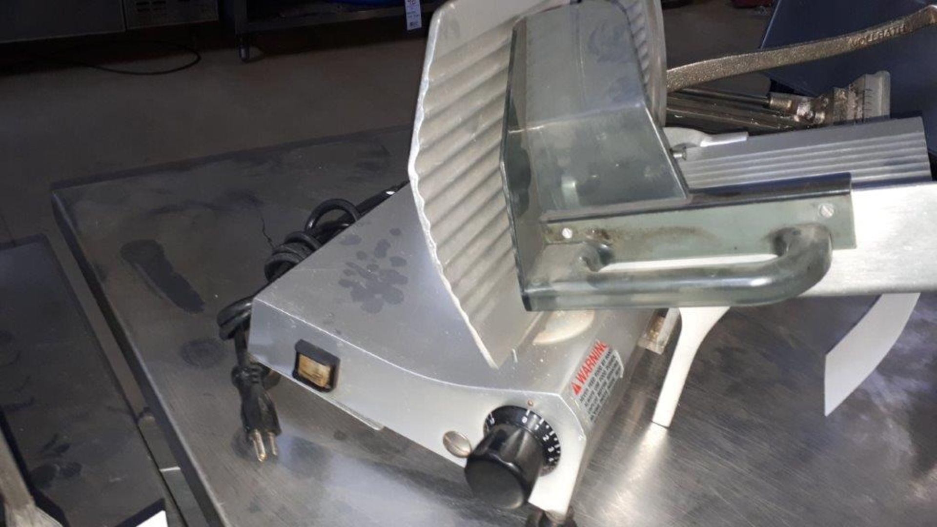 Omcan 250E 10" meat slicer - Image 2 of 2