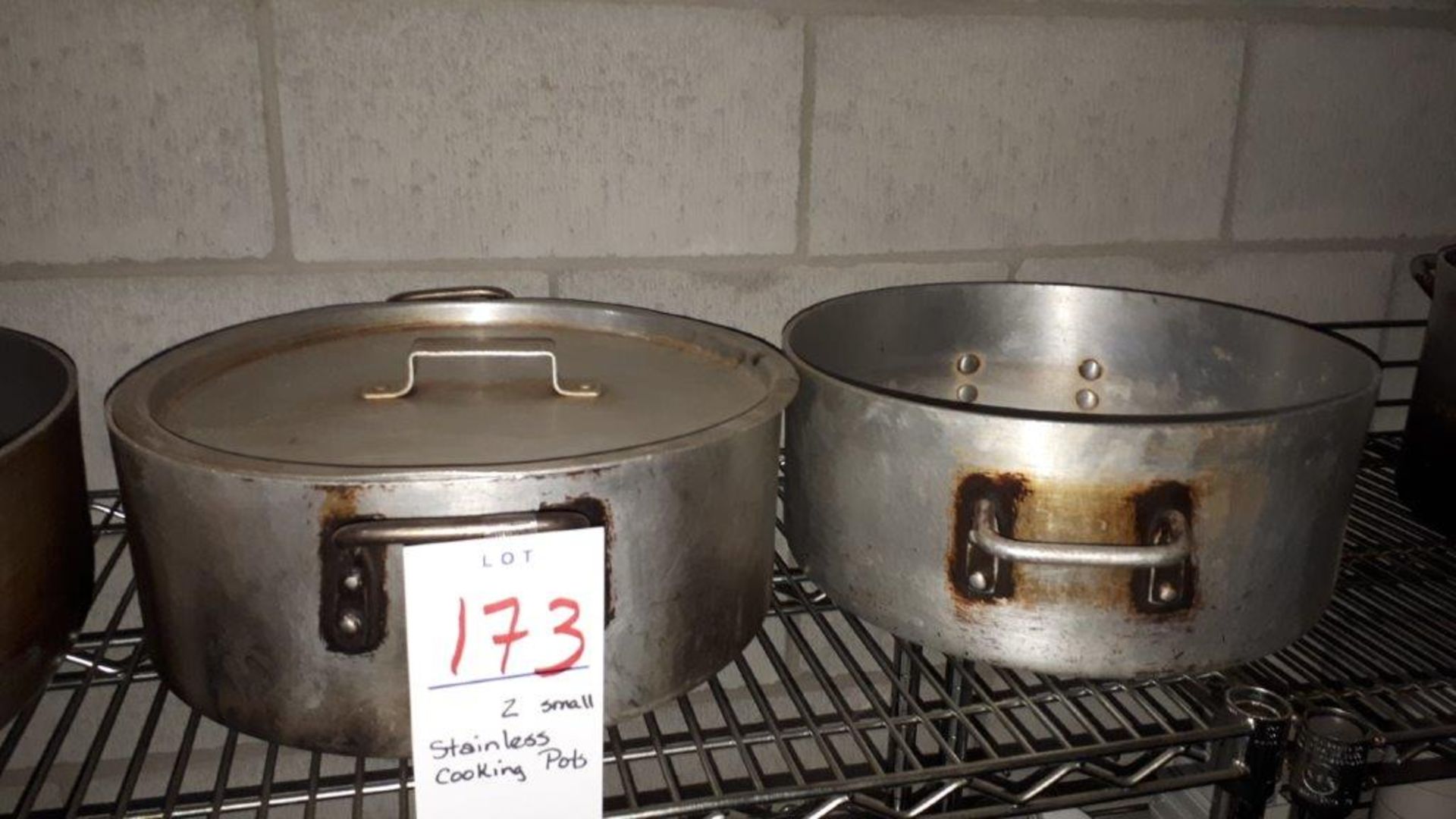 Stainless cooking pot, small