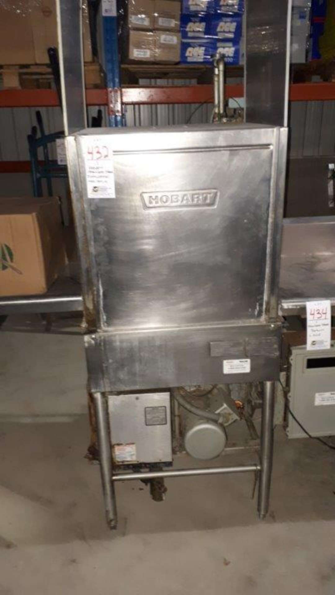 Hobart stainless steel dishwasher, model: AM14