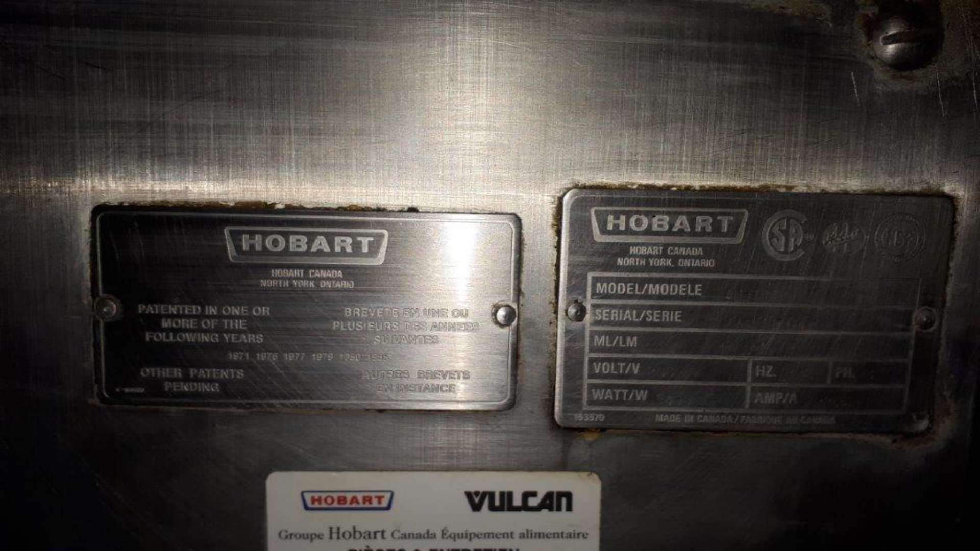 Hobart stainless steel dishwasher, model: AM14 - Image 4 of 7