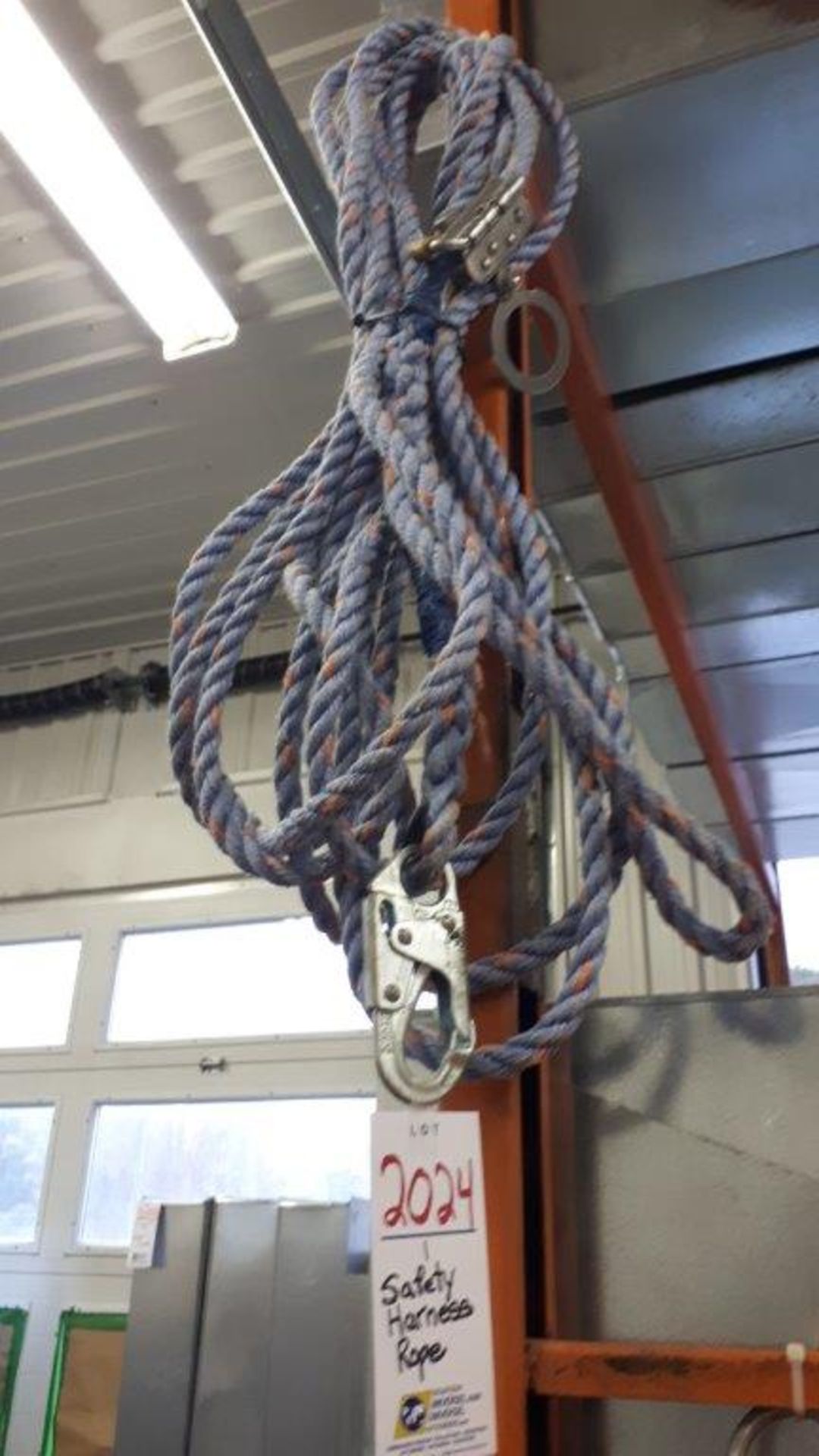 Safety harness rope