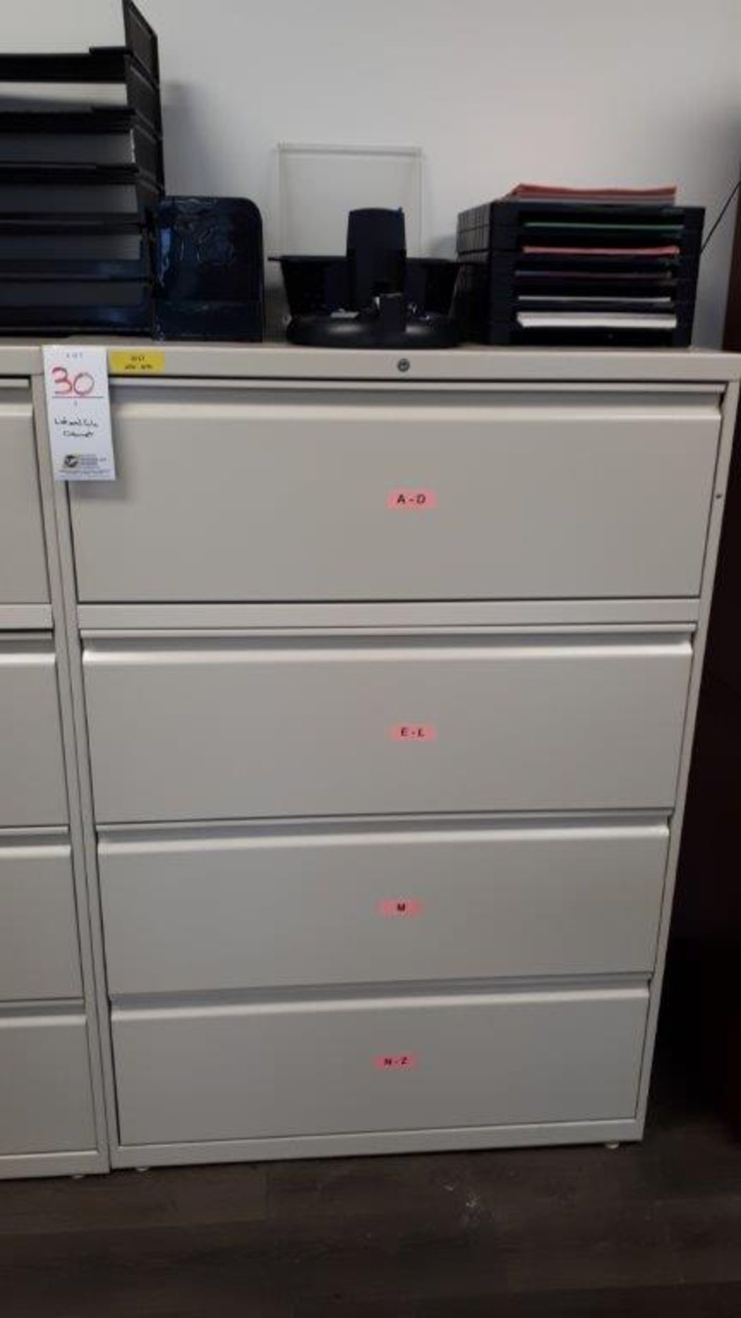 Lateral file cabinet