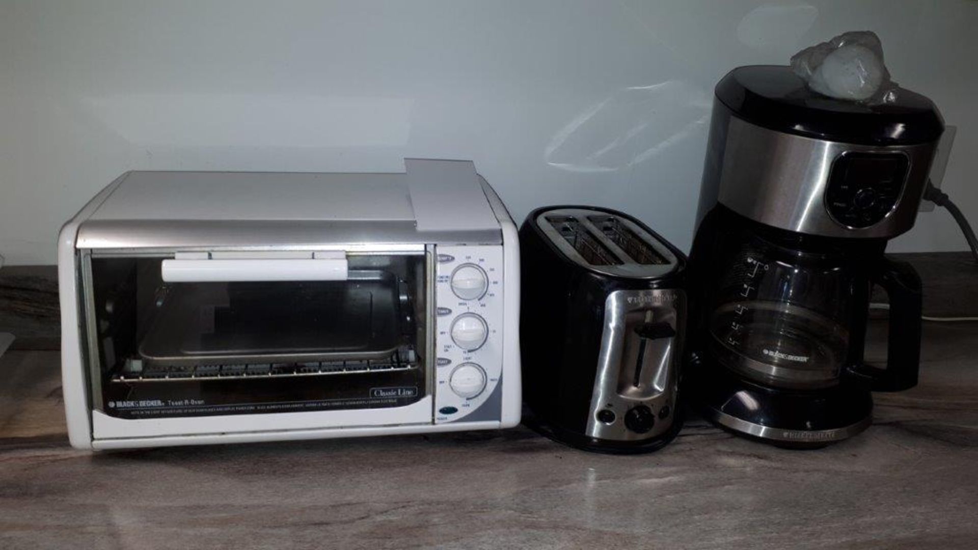 Toaster oven,coffee maker,toaster