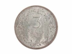 Münze3 Reichsmark Deut. Reich 1925 A.o. L.