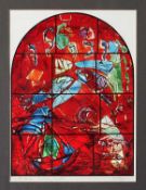 Chagall, MarcFenster von Jerusalem.Fotolithografie, li. u. handsign. Marc Chagall, Aufl. 25/75. 30,7