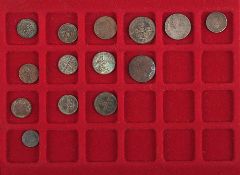Konvolut 14 Münzen. Preussen: 1 x 1 Pfennig 1832, 2 x 1 Pfennig 1852, 1 x 1 Pfennig 1858, 1 x 1
