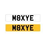 Number plate - M8XYE