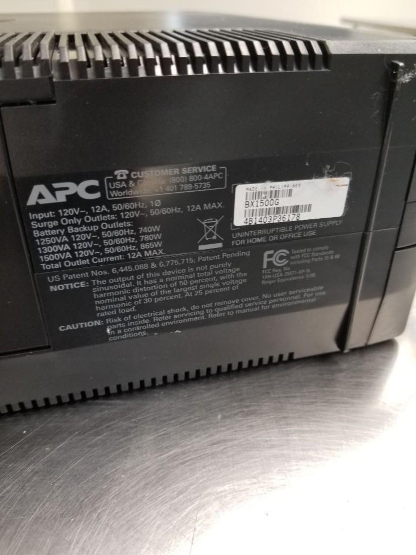 APC Back-UPS XS 1500 - Image 2 of 2