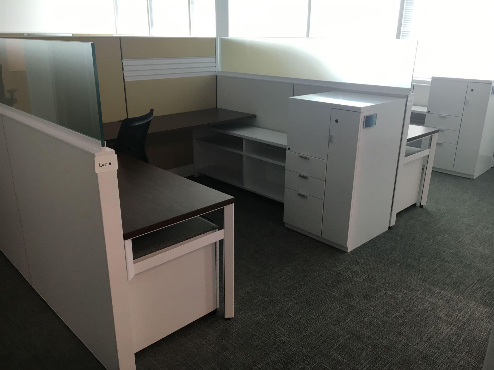 Four Person Cubicle Workstation - Bild 4 aus 7