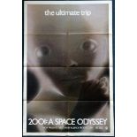 2001: A SPACE ODYSSEY (1974 Release) - US One Sheet movie poster - 'Star Child' Style - Stanley