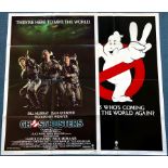 GHOSTBUSTERS LOT x 2 - GHOSTBUSTERS (1984) & GHOSTBUSTERS 2 (1989 - 2nd Advance Teaser) - 2 x US One