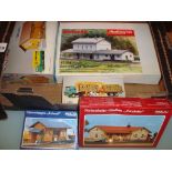 HO GAUGE - A tray of HO scale building kits by Auh