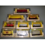 OO GAUGE - A mixed group of ten Wrenn wagons as lo