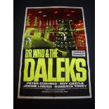 DOCTOR WHO AND THE DALEKS (1965) - re-release - Peter Cushing, Roy Castle - UK / International One
