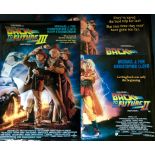 BACK TO THE FUTURE LOT x 3 - (BACK TO THE FUTURE II (1989), BACK TO THE FUTURE III (1990) - 2 x