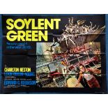 SOYLENT GREEN (1973) - British UK Quad film poster - John Solie artwork - (30" x 40" - 76 x 101.5