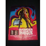 DANGER: DIABOLIK (1968) - French Medium Affiche (23" x 31.25" - 58 x 80 cm) - Cult French /