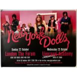 NEW YORK DOLLS (2006) - British UK Quad film poster - From the 2006 concert documentary New York