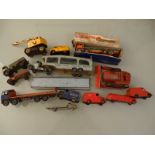 DIECAST: A GROUP OF DINKY TRUCKS - as lotted - Poo