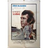 LE MANS (1971) - Spanish One Sheet Film Poster - Steve McQueen - First Release - 27" x 41" (68.5 x