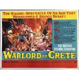 WARLORD OF CRETE (1960) - British UK Quad film poster - First Release - (30" x 40" - 76 x 101.5