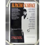 SCARFACE (1983) - US / International One Sheet Movie Poster (27" x 41" - 68.5 x 104 cm) - Advance '