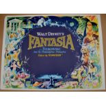 FANTASIA (1968) re-release UK Quad Film Poster (30" x 40" - 76 x 101.5 cm) - Rolled - Very Good/Near