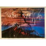 PINK FLOYD: THE WALL (1980's) - Large format landscape style commercial poster from 1980's featuring