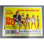 JAMES BOND: DR. NO (1962) - UK Quad Film Poster (30" x 40" - 76 x 101.5 cm) - The first James Bond
