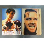 JOB LOT X 3 COMMERCIAL POSTERS : RAGING BULL (1980), THE SHINING (1980) AND "BOGART" together with