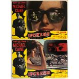 THE IPCRESS FILE (1965) - 4 x Italian Fotobustas (First Release) - Michael Caine - First of the