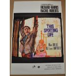 THIS SPORTING LIFE (1963) - UK One Sheet Film Poster (27” x 40” – 68.5 x 101.5 cm) - Rolled -