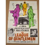 THE LEAGUE OF GENTLEMEN (1960) - UK One Sheet Film Poster (27” x 40” – 68.5 x 101.5 cm) – Folded –
