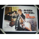 THE GETAWAY (1979 Release) - UK Quad Film Poster (30" x 40" - 76 x 101.5 cm) - Classic Sam Peckinpah